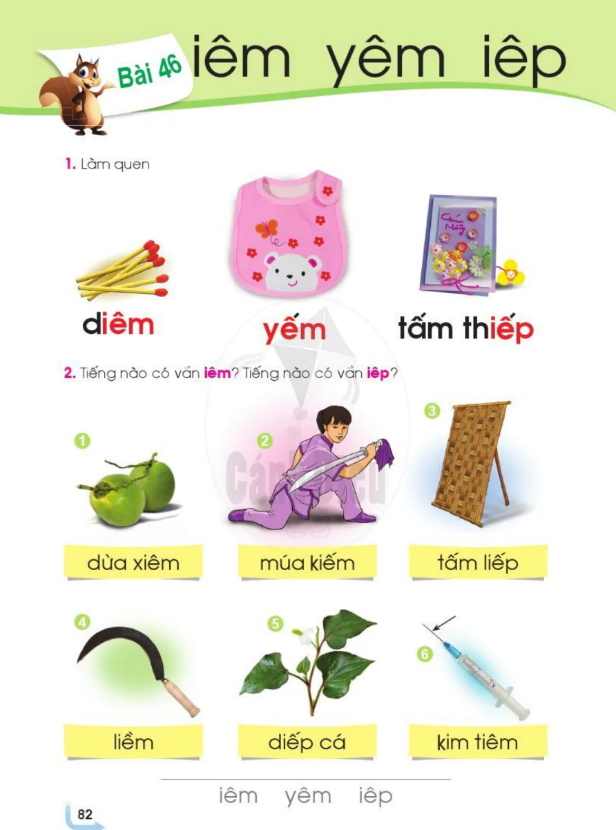Bài 46: iêm yêm iêp