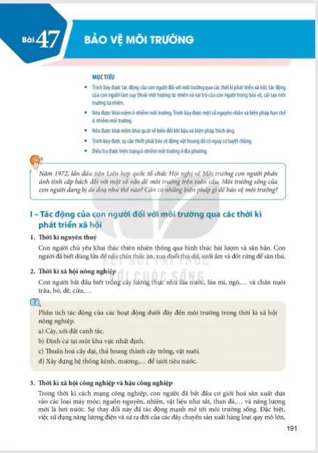 Bài 47 : Bảo vệ môi trường