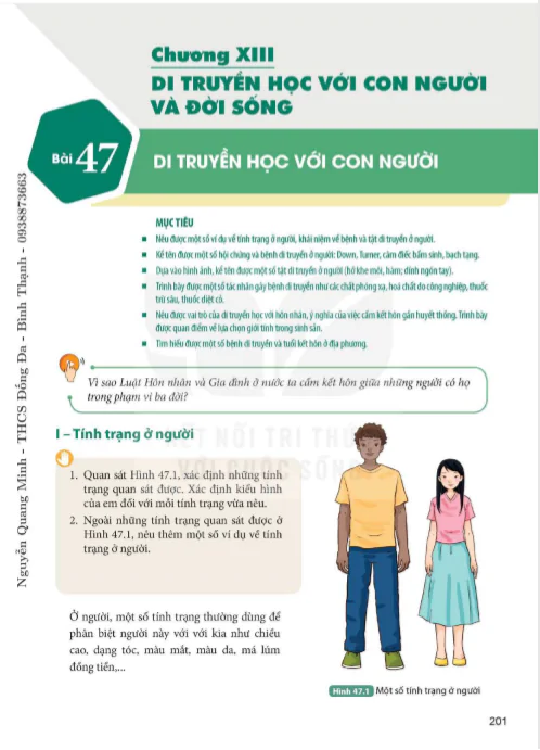 Bài 47 : Di truyền học với con người