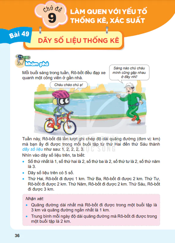 Bài 49: Dãy số liệu thống kê