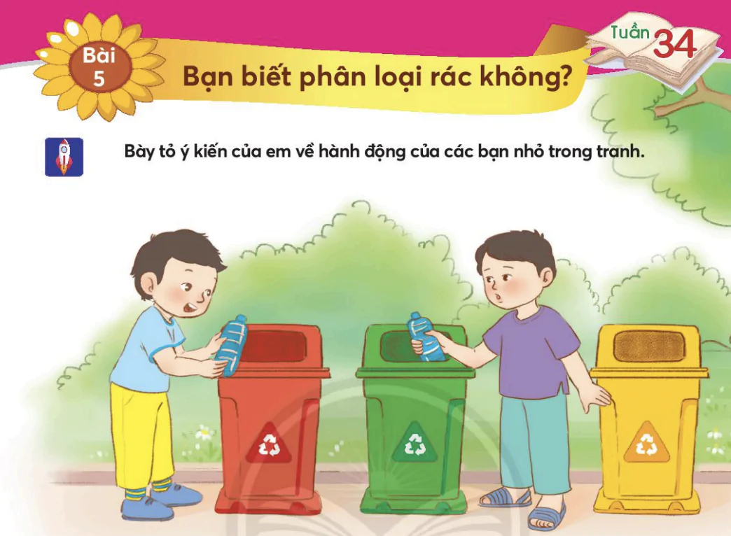 Bài 5: Bạn biết phân loại rác không?