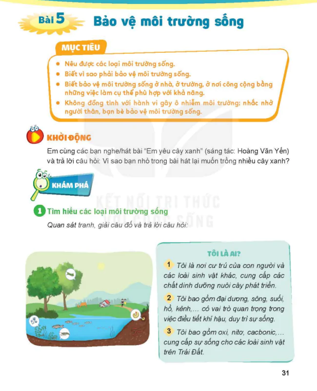 Bài 5: Bảo Vệ Môi Trường Sống