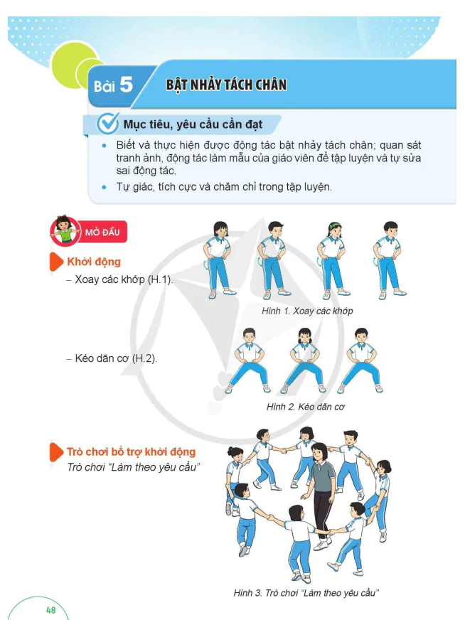 BÀI 5: BẬT NHẢY TÁCH CHÂN