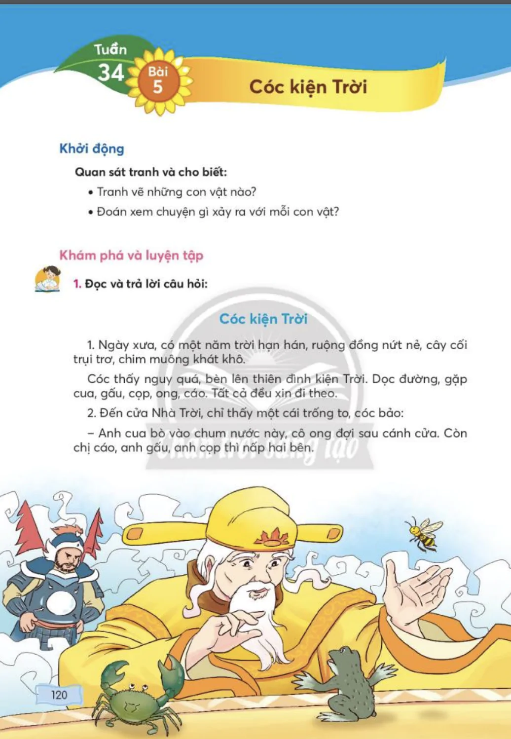 Bài 5: Cóc kiện Trời