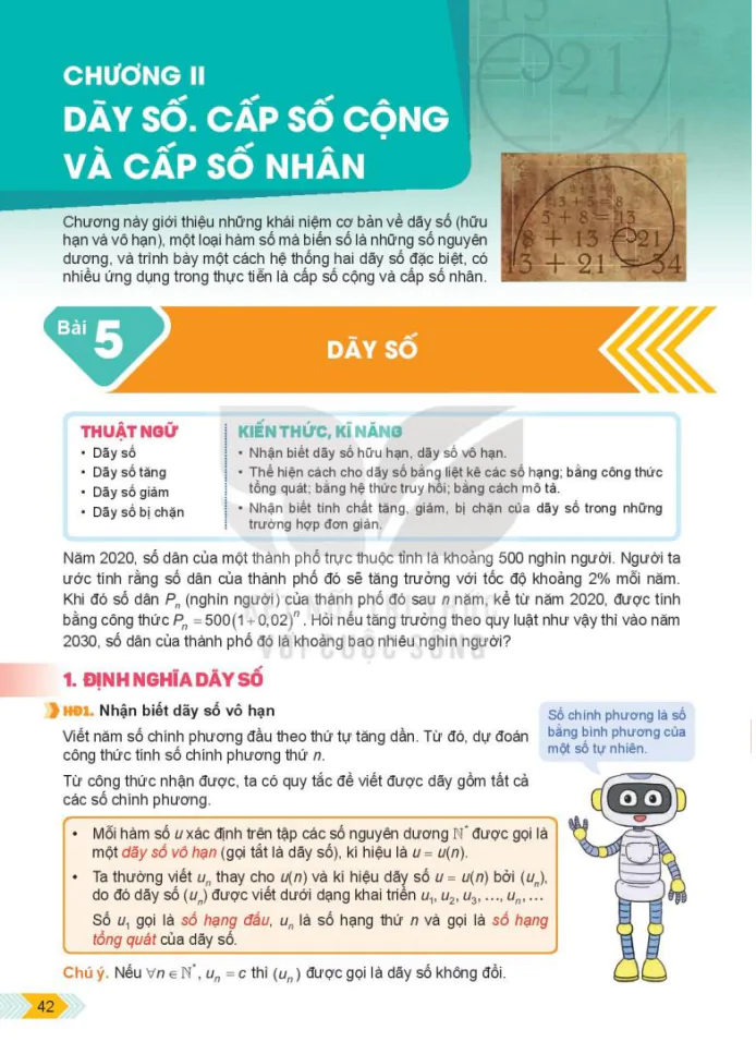 Bài 5: Dãy số