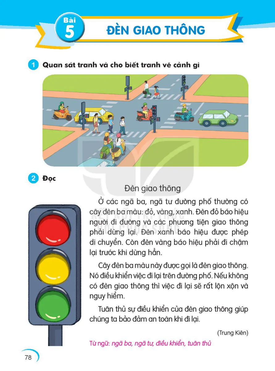 Bài 5: Đèn Giao Thông