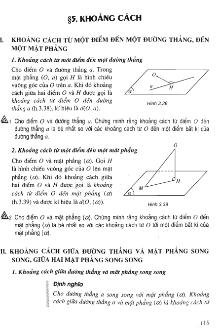 Bài 5: Khoảng cách