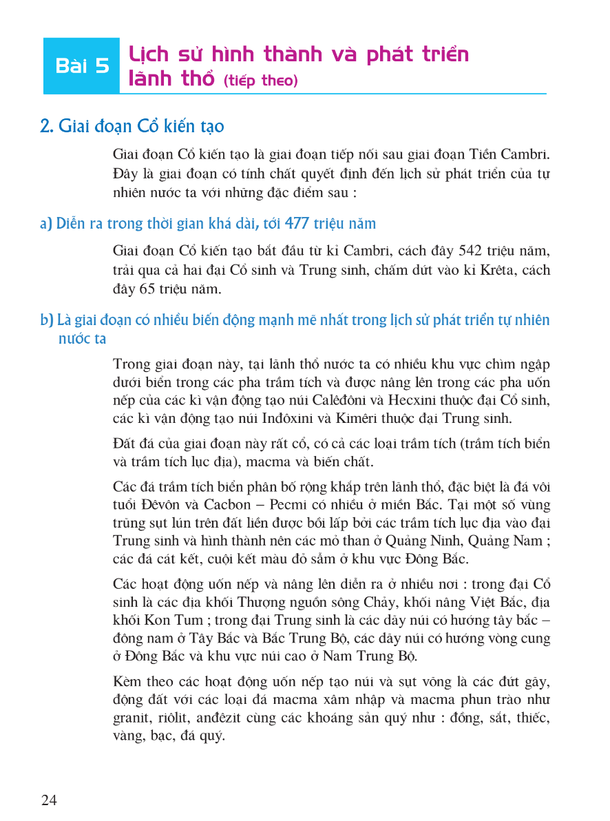 Bài 5: Lịch Sử Hình Thành Và Phát Triển Lãnh Thổ (tiếp theo)