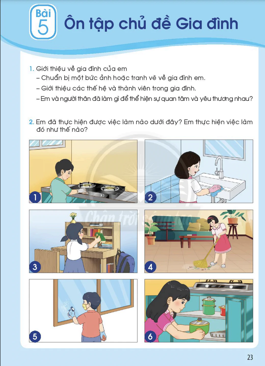 Bài 5: Ôn tập chủ đề gia đình