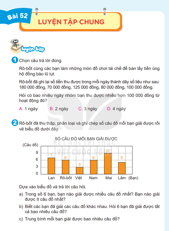 Bài 52: Luyện tập chung