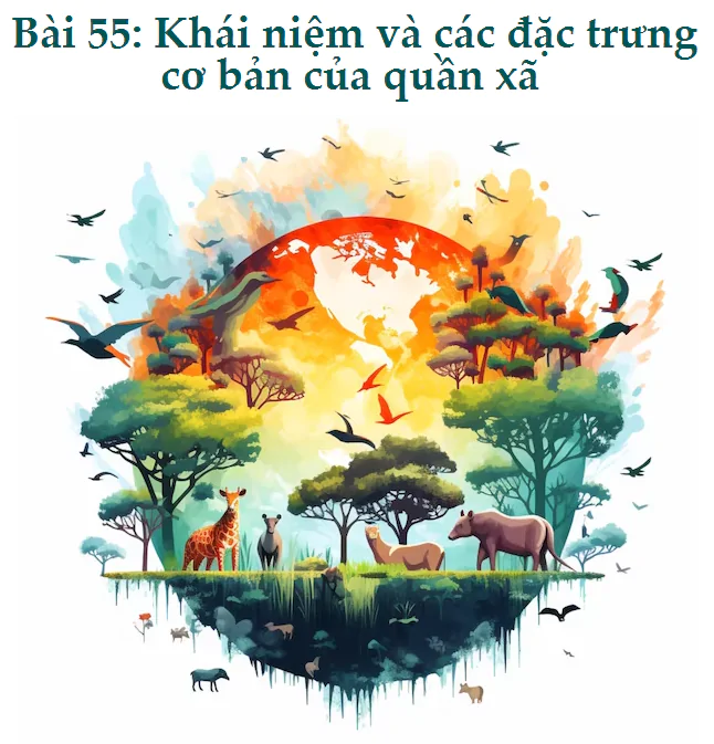 Bài 55: Khái niệm và các đặc trưng cơ bản của quần xã