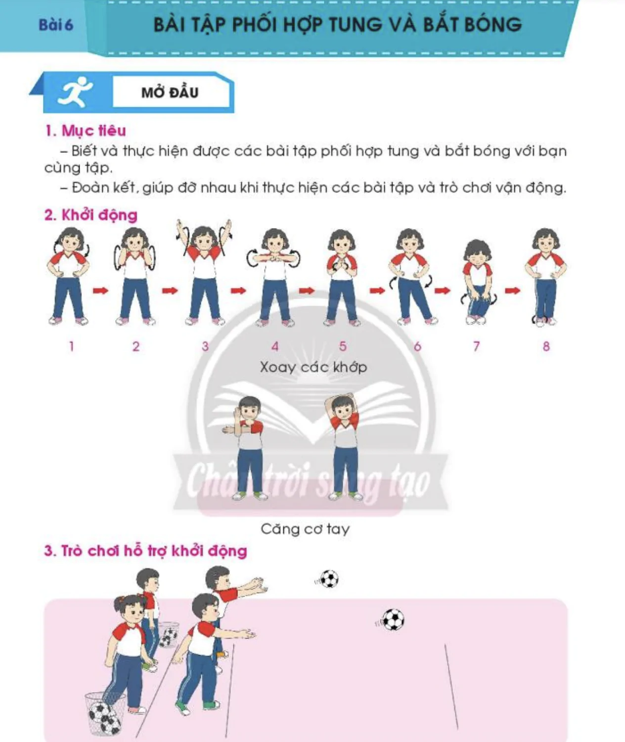 Bài 6: Bài tập phối hợp tung và bắt bóng