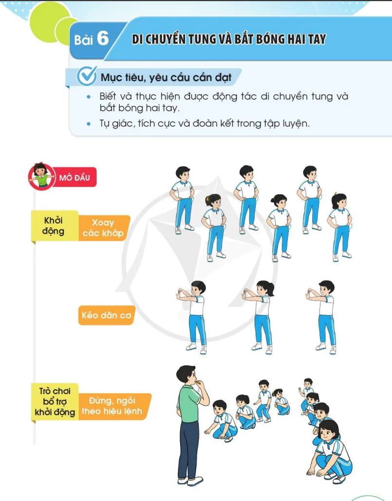 Bài 6: Di Chuyển Tung Và Bắt Bóng Hai Tay