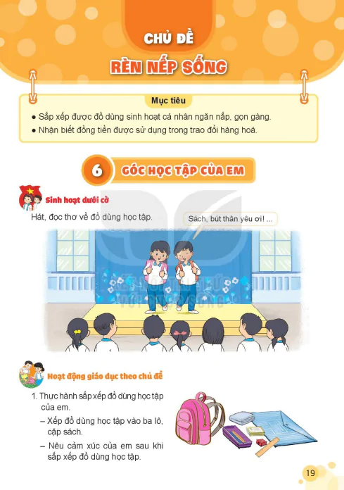 Bài 6: GÓC HỌC TẬP CỦA EM