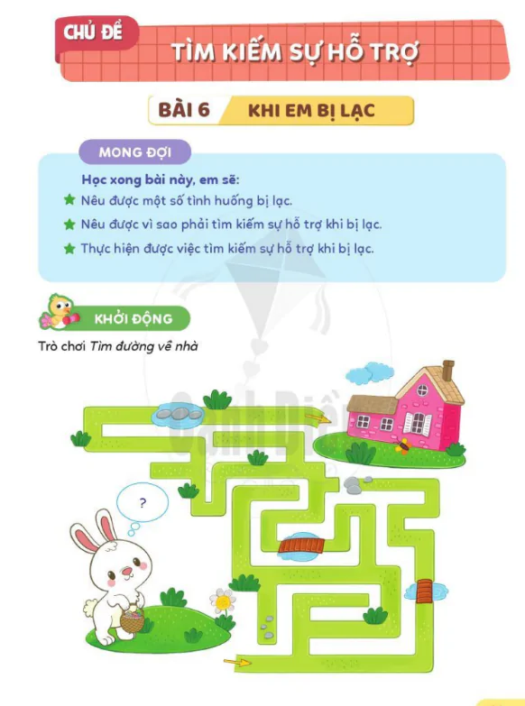 Bài 6: Khi em bị lạc