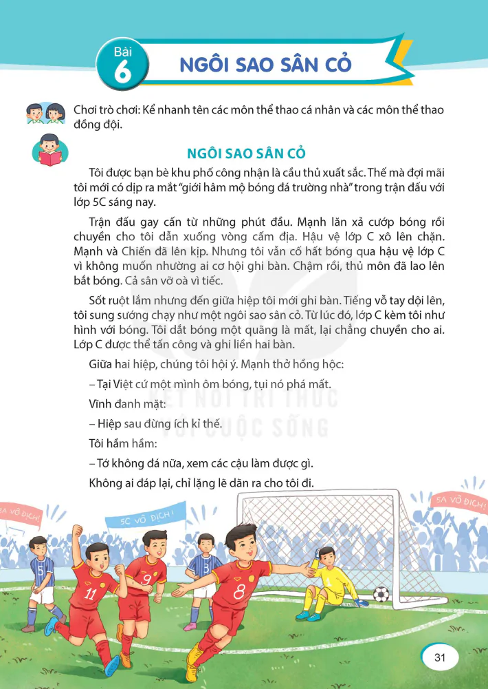 Bài 6: Ngôi Sao Sân Cỏ