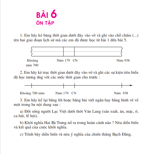 Bài 6: Ôn tập
