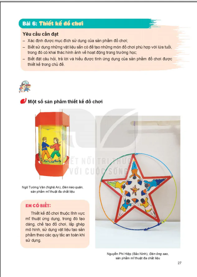 Bài 6: Thiết kế đồ chơi