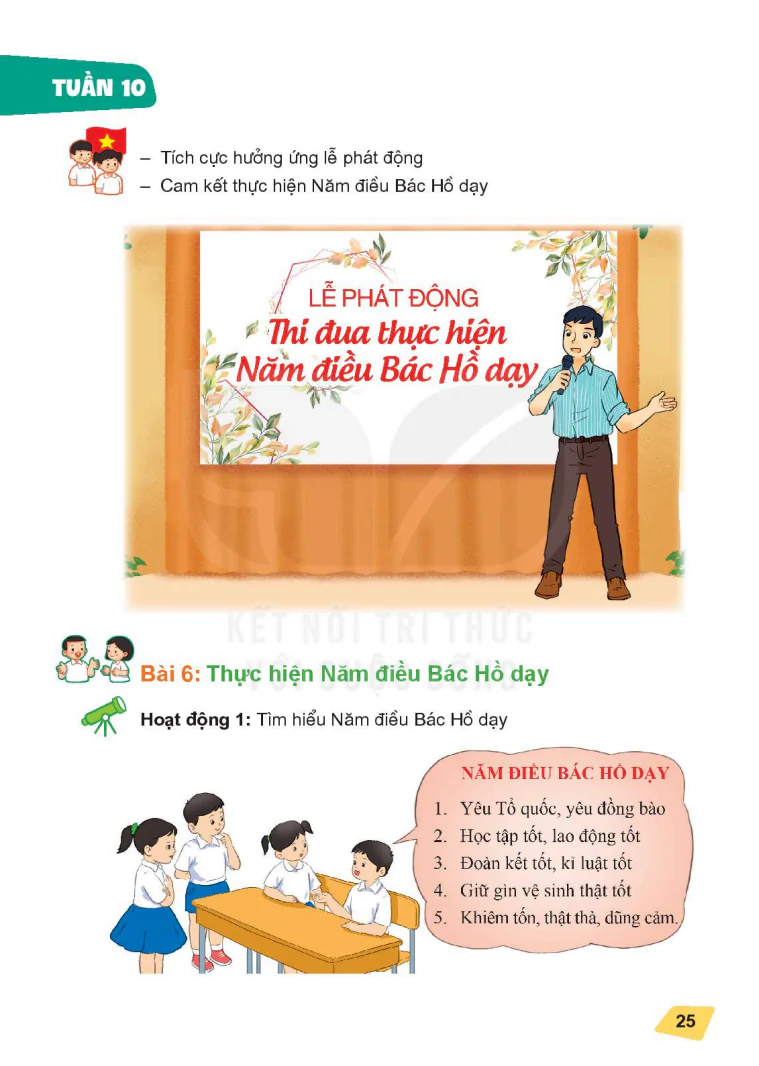 Bài 6: Thực Hiện Năm Điều Bác Hồ Dạy