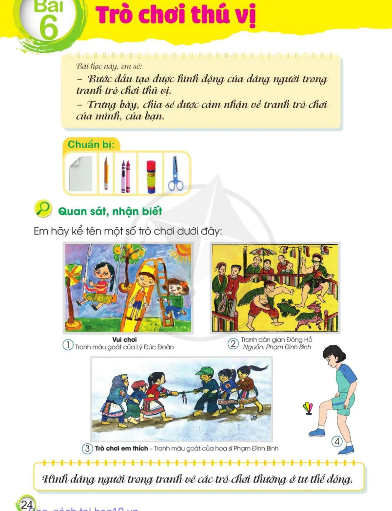 Bài 6: Trò Chơi Thú Vị