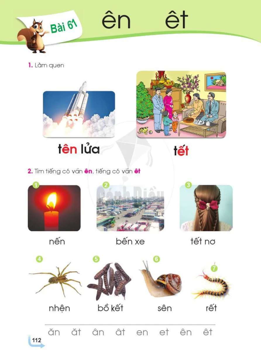 Bài 61: ên êt