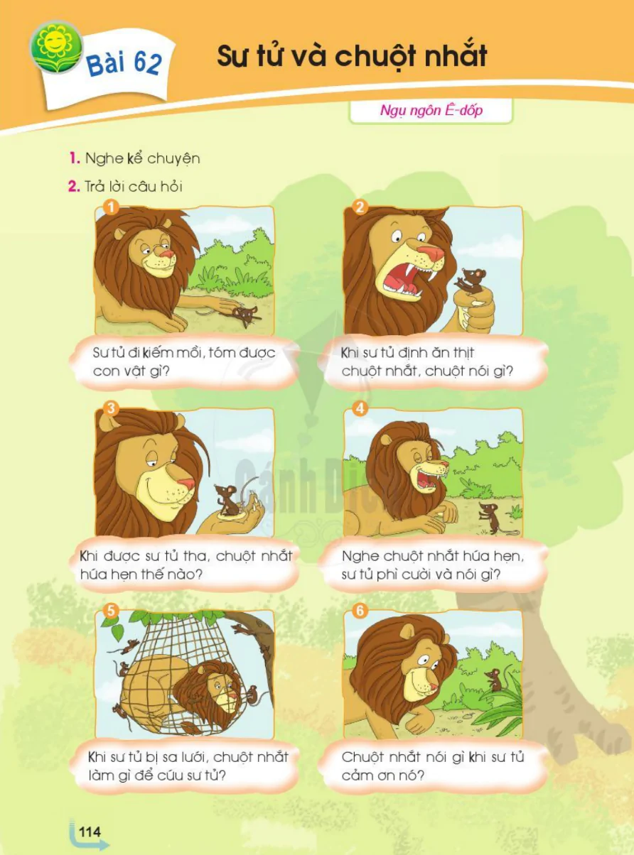 Bài 62: Sư Tử Và Chuột Nhắt