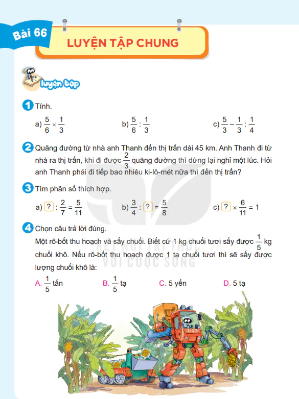 Bài 66: Luyện tập chung