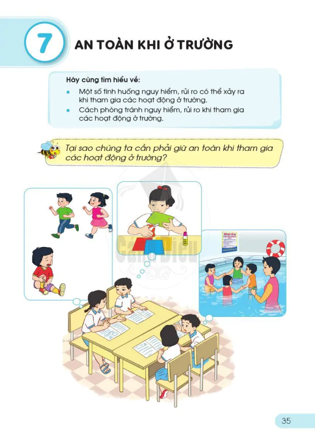 BÀI 7: AN TOÀN KHI Ở TRƯỜNG