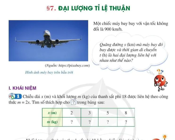 Bài 7: Đại lượng tỉ lệ thuận