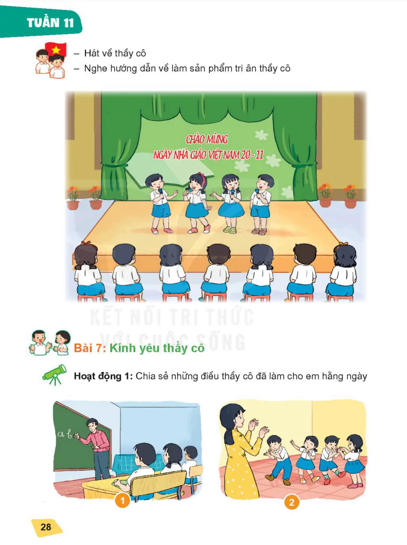 Bài 7: Kính Yêu Thầy Cô