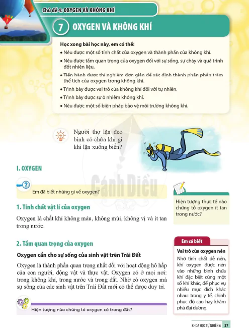 Bài 7. OXYGEN VÀ KHÔNG KHÍ