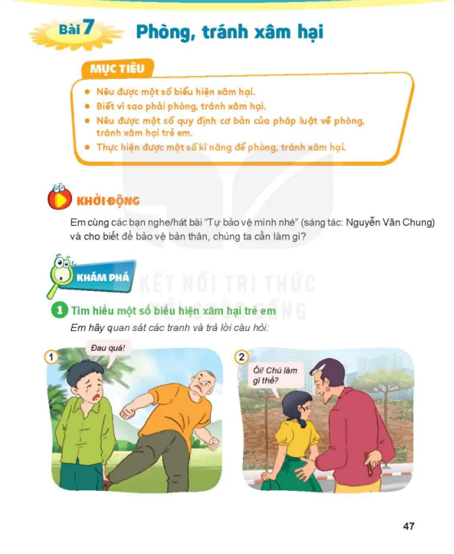 Bài 7: Phòng, Tránh Xâm Hại