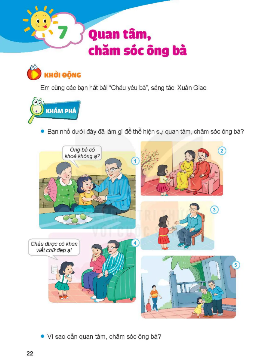 Bài 7: Quan Tâm, Chăm Sóc Ông Bà