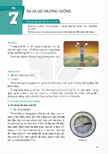 Bài 7: Tìm và giữ phương hướng