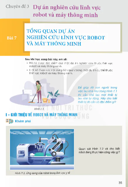 Bài 7: Tổng Quan Dự Án Nghiên Cứu Lĩnh Vực Robot Và Máy Thông Minh