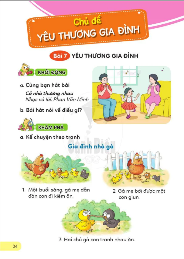 Bài 7: YÊU THƯƠNG GIA ĐÌNH