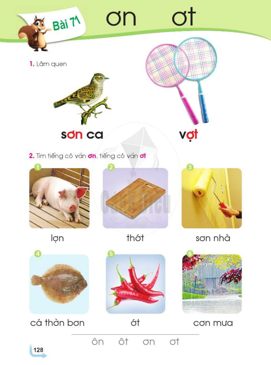 Bài 71: ơn ơt