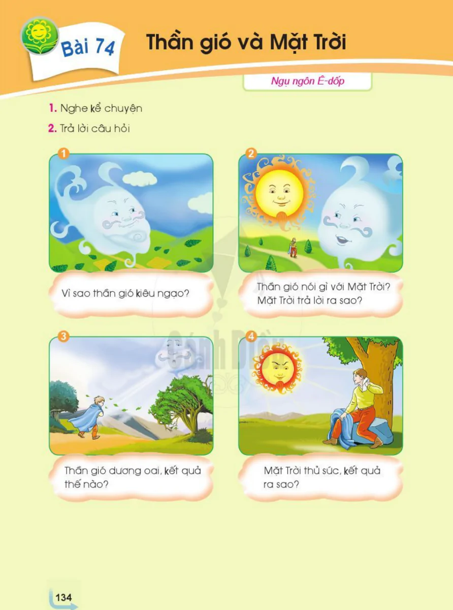 Bài 74: Thần Gió Và Mặt Trời