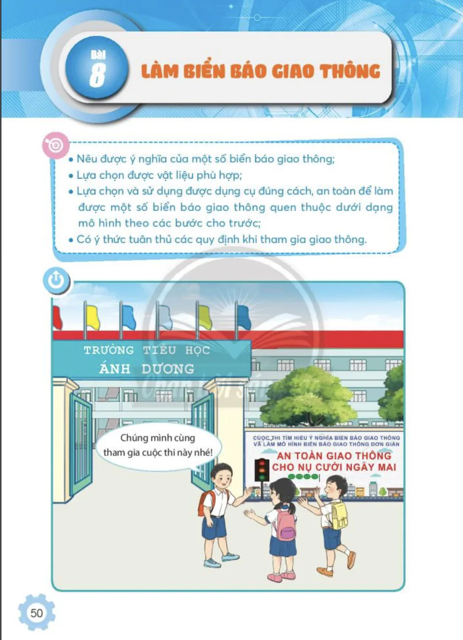 Bài 8: Làm biển báo giao thông