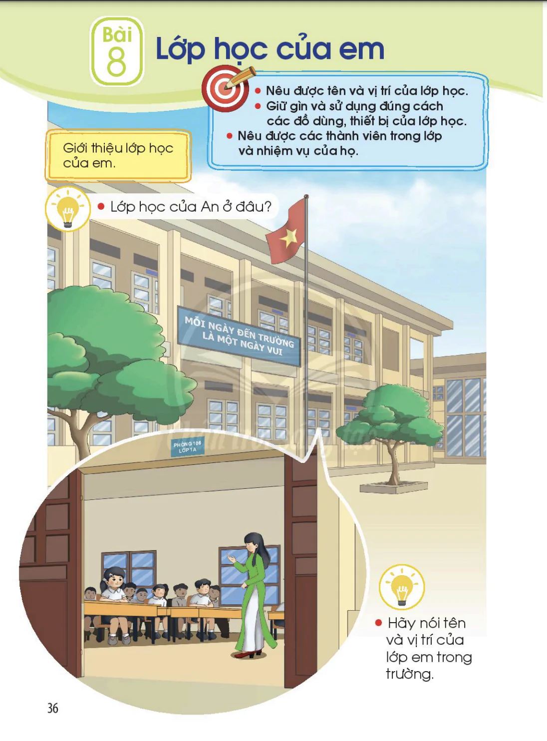 Bài 8: Lớp học của em
