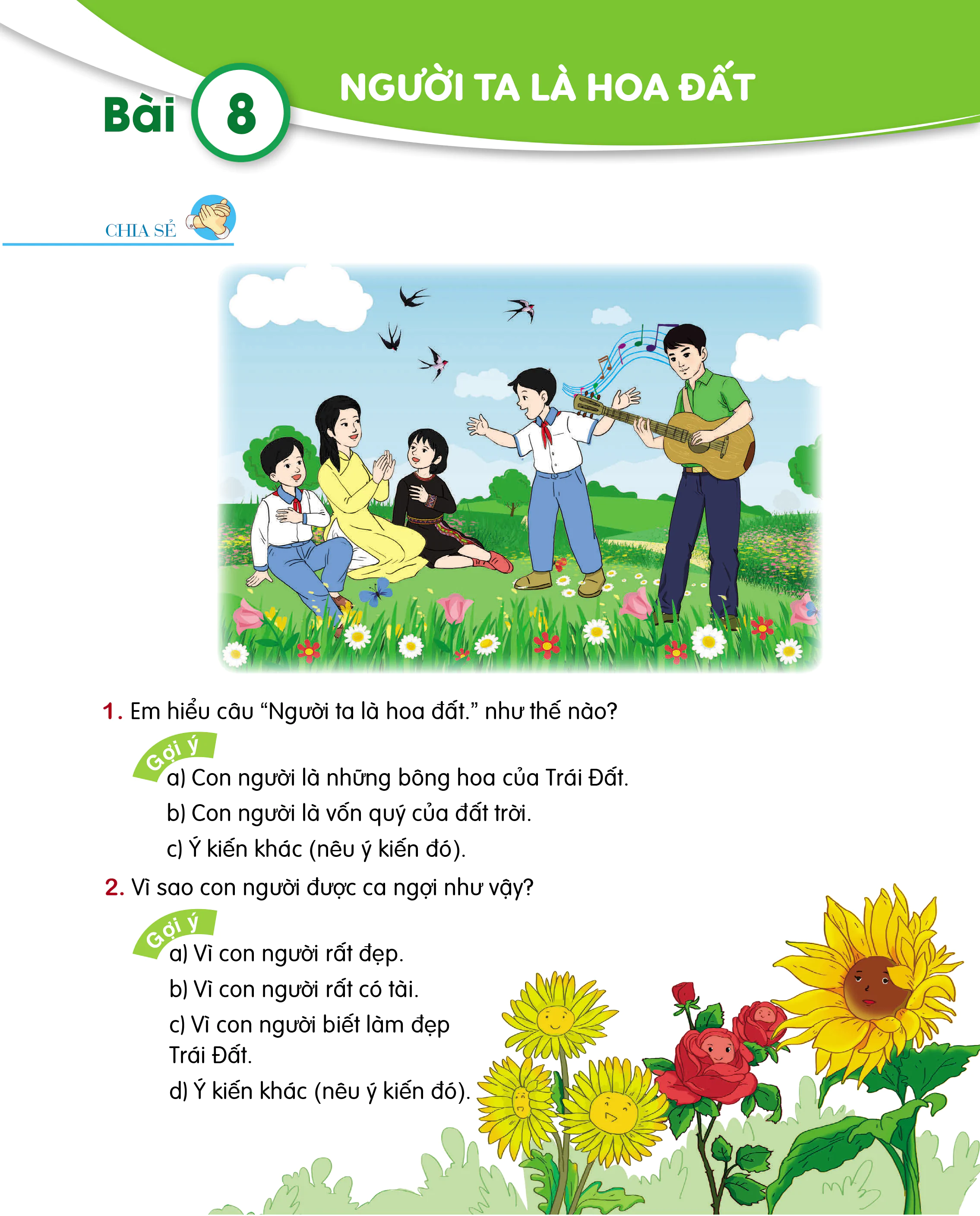 Bài 8: Người ta là hoa đất
