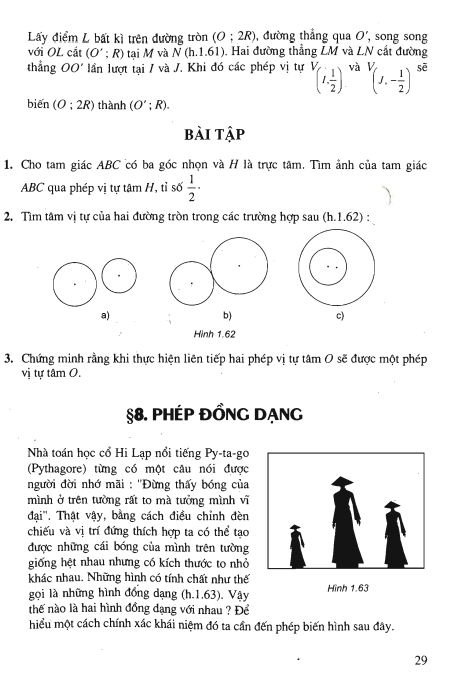 Bài 8: Phép đồng dạng
