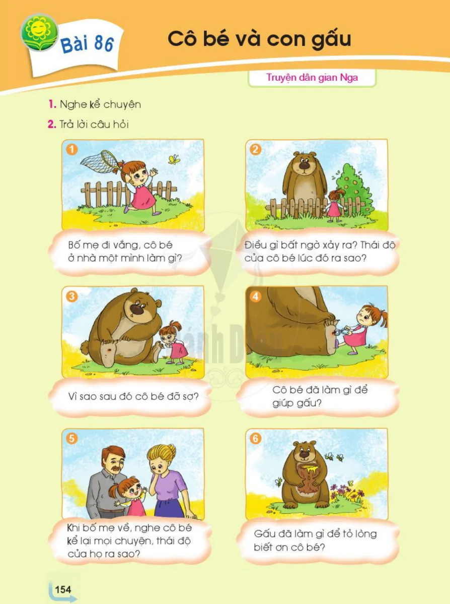Bài 86: Cô Bé Và Con Gấu