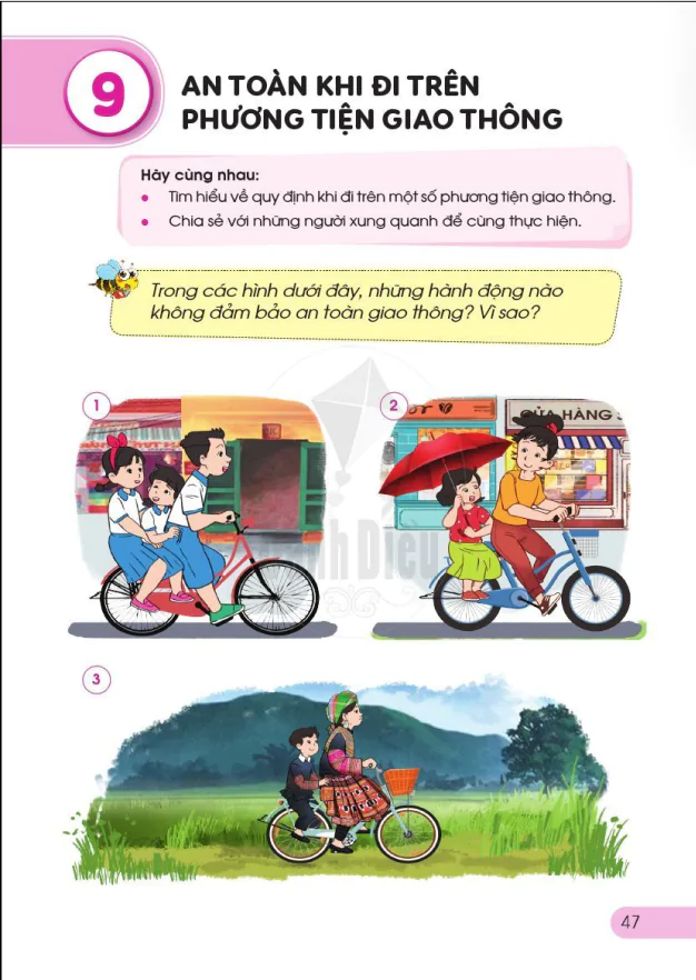 BÀI 9: AN TOÀN KHI ĐI TRÊN PHƯƠNG TIỆN GIAO THÔNG