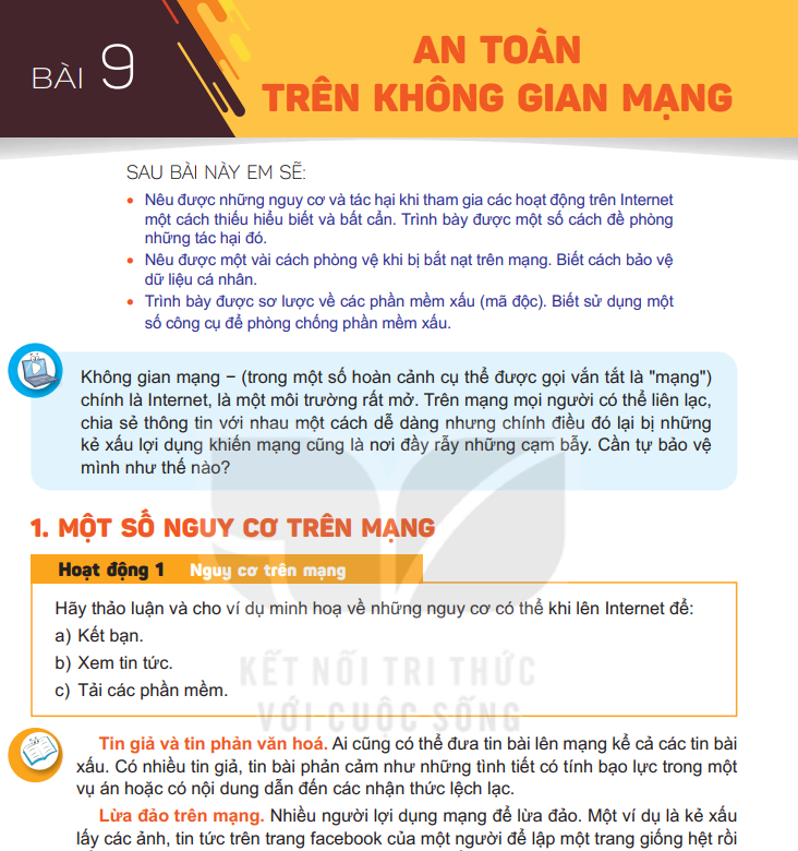 Βài 9: An Toàn Trên Không Gian Mạng