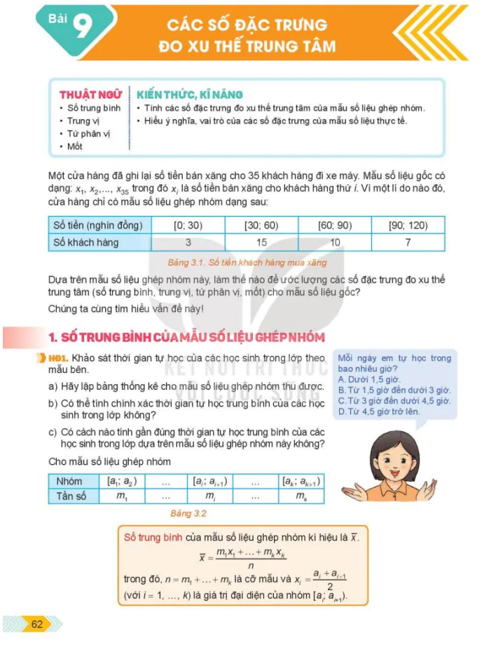 Bài 9: Các số đặc trưng đo xu thế trung tâm