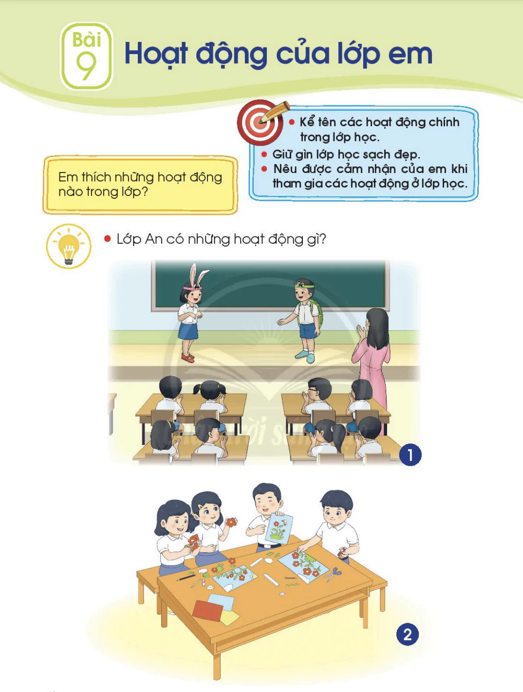 Bài 9: Hoạt động của lớp em