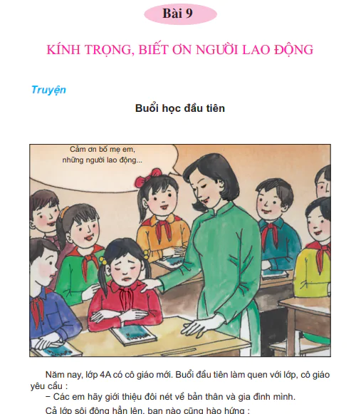 Bài 9: Kính trọng, biết ơn người lao động