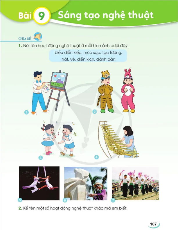 Bài 9: Sáng tạo nghê thuật