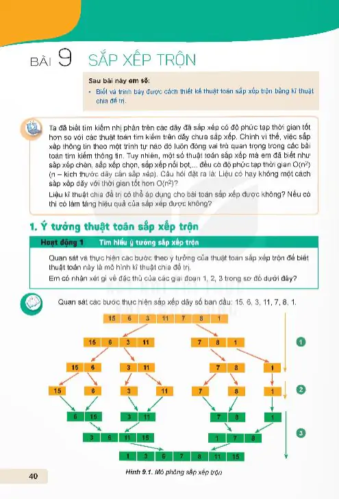 Bài 9: Sắp Xếp Trộn